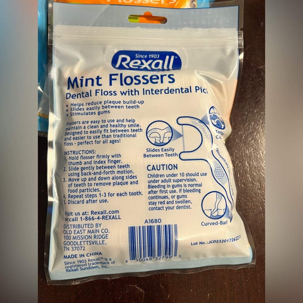 Mint Flossers 6 bags 150ct=900ct - Picture 2 of 5